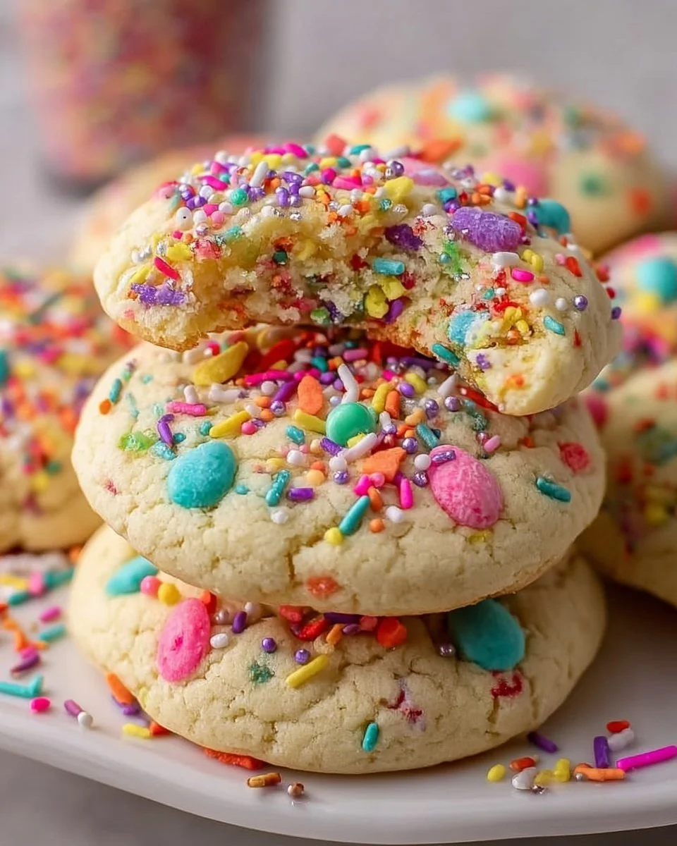 Colorfully decorated Easter cookies for festive celebrations