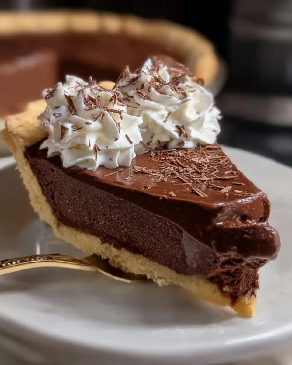 Grandma's Chocolate Pie, a rich and delicious dessert recipe