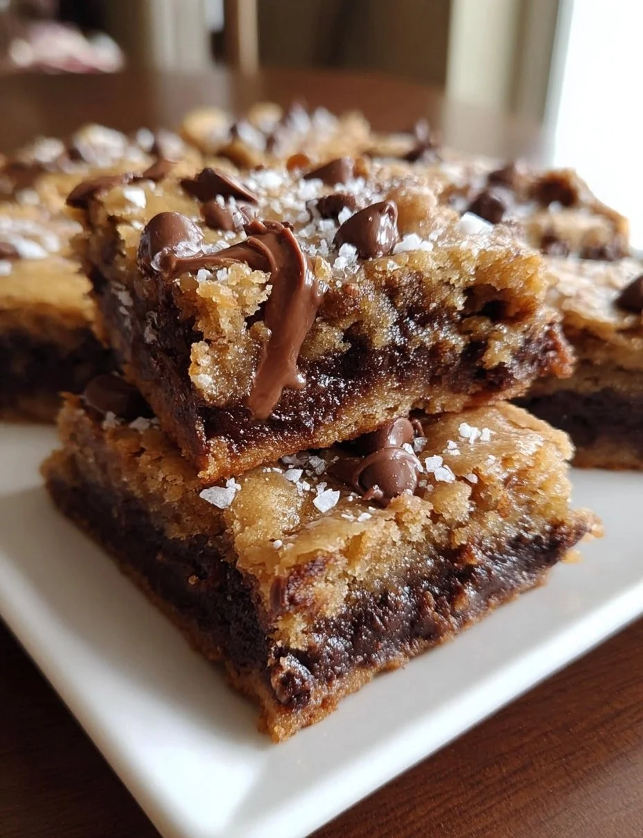 Decadent brookies, a delightful combination of cookies and brownies.