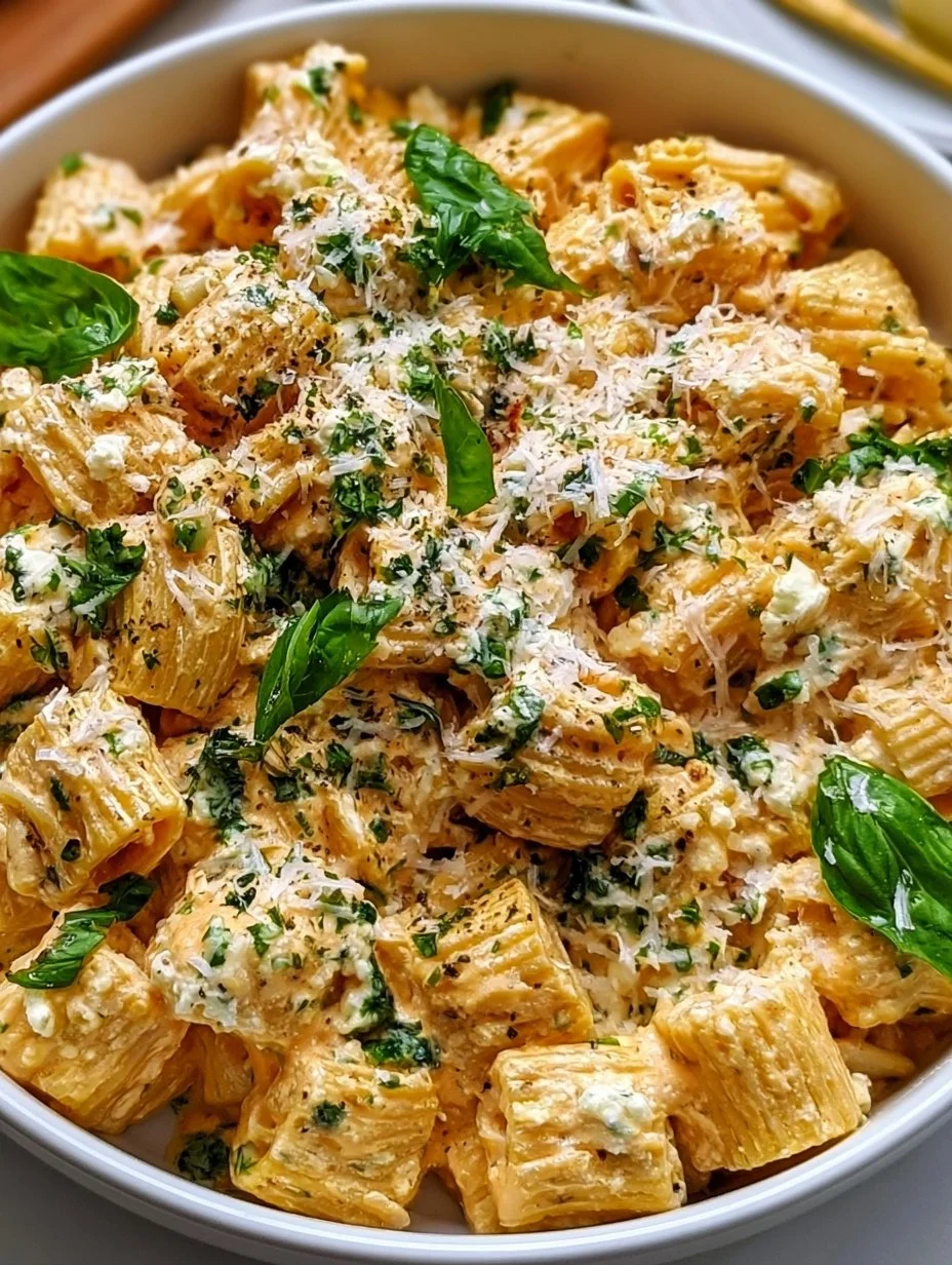 Cremige Protein Nudeln mit Hüttenkäse