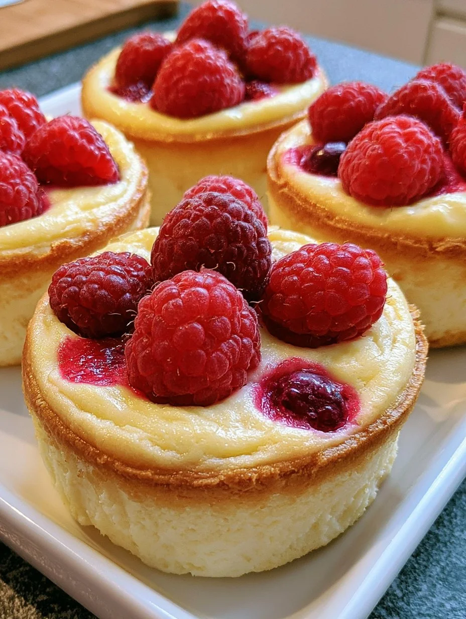 Käsekuchen-Muffins ohne Boden