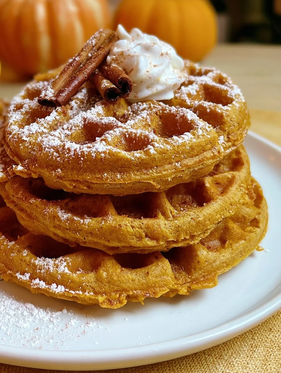 Kürbiswaffeln