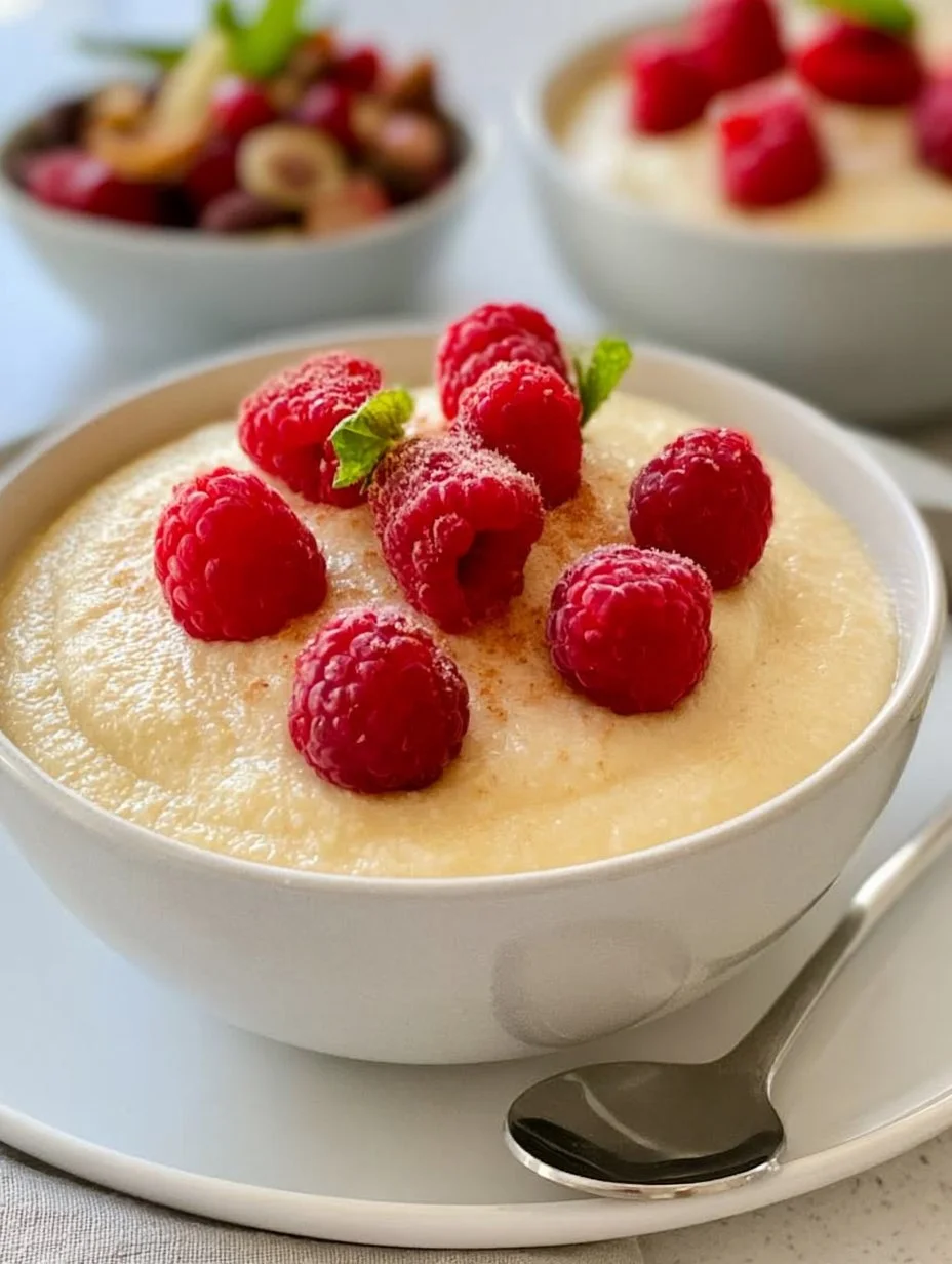 Protein Grießpudding