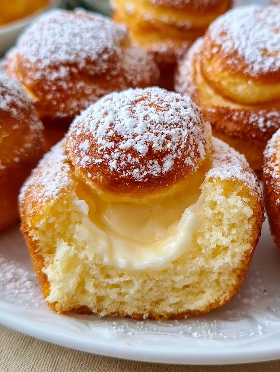 Saftige Quarkmuffins mit Vanillepudding