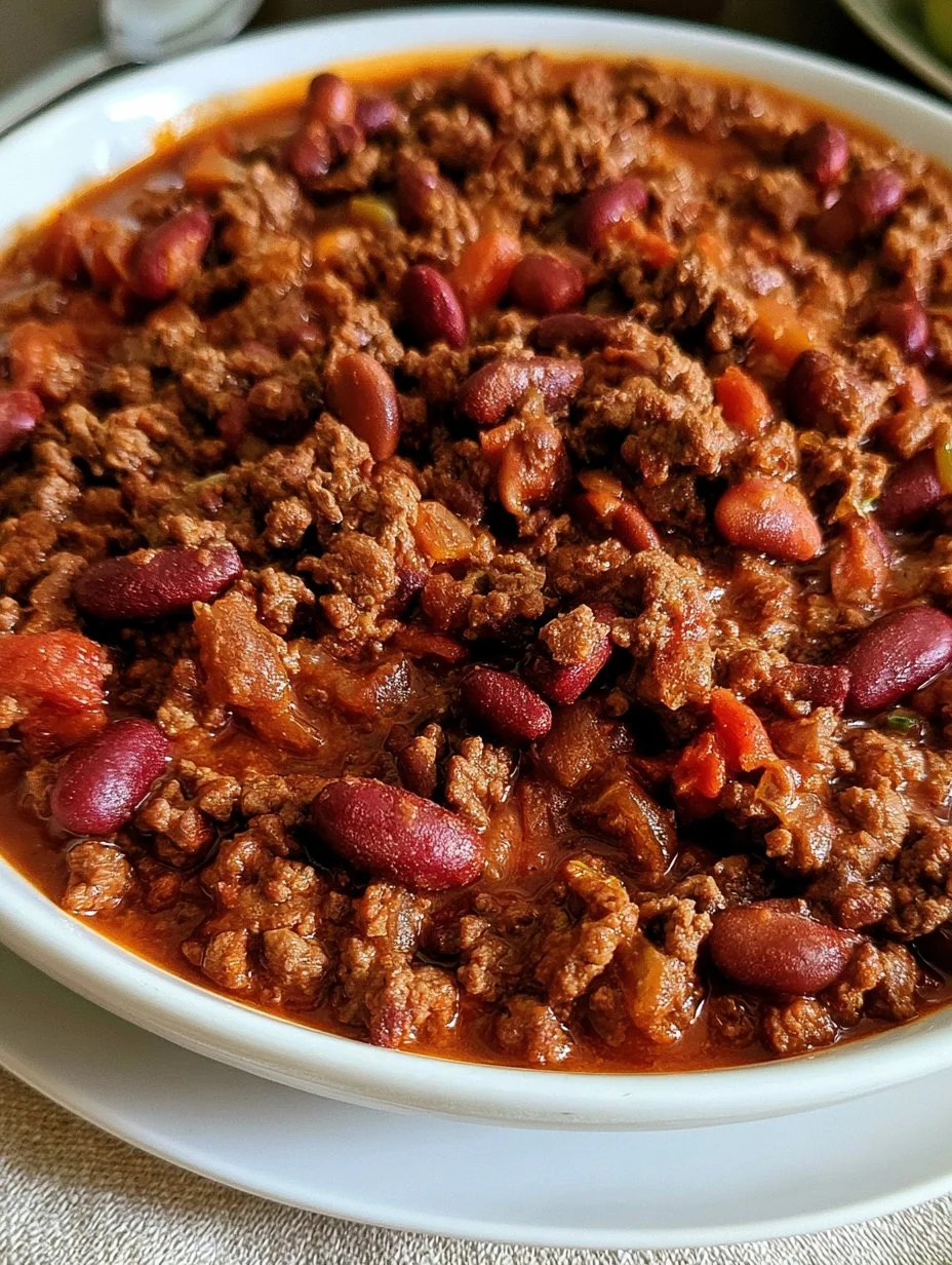 Schnelles Chili con Carne mit Schokolade und Zimt